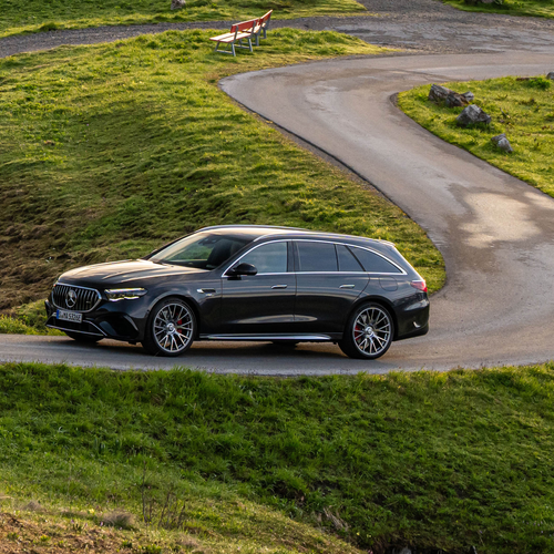 2025 Mercedes-Benz E53 AMG Hybrid Estate W213 Graphite Grey Side View