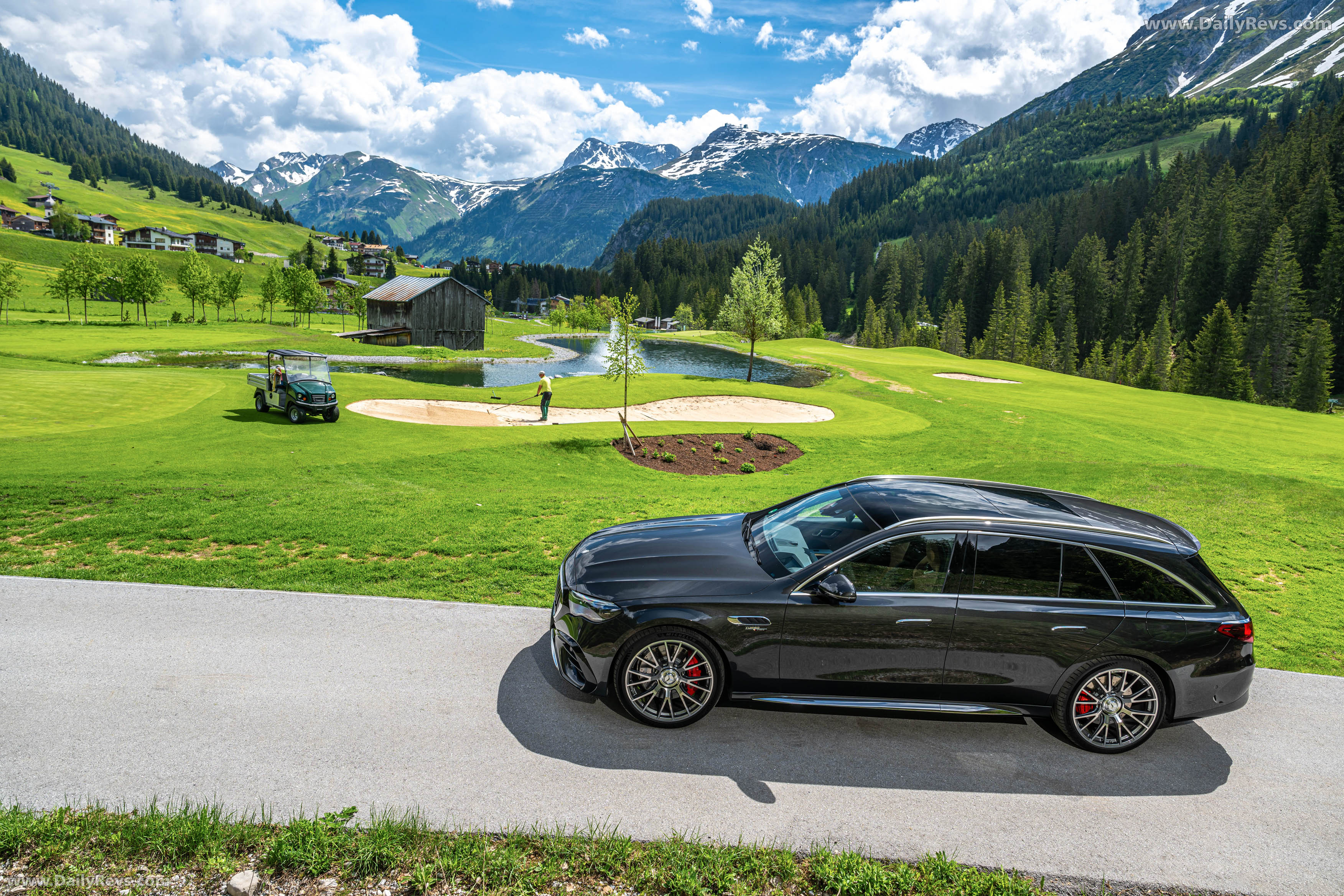 2025 Mercedes-Benz E53 AMG Hybrid Estate W213 Graphite Grey Side View
