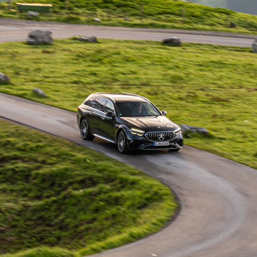 2025 Mercedes-Benz E53 AMG Hybrid Estate W213 Graphite Grey Top View