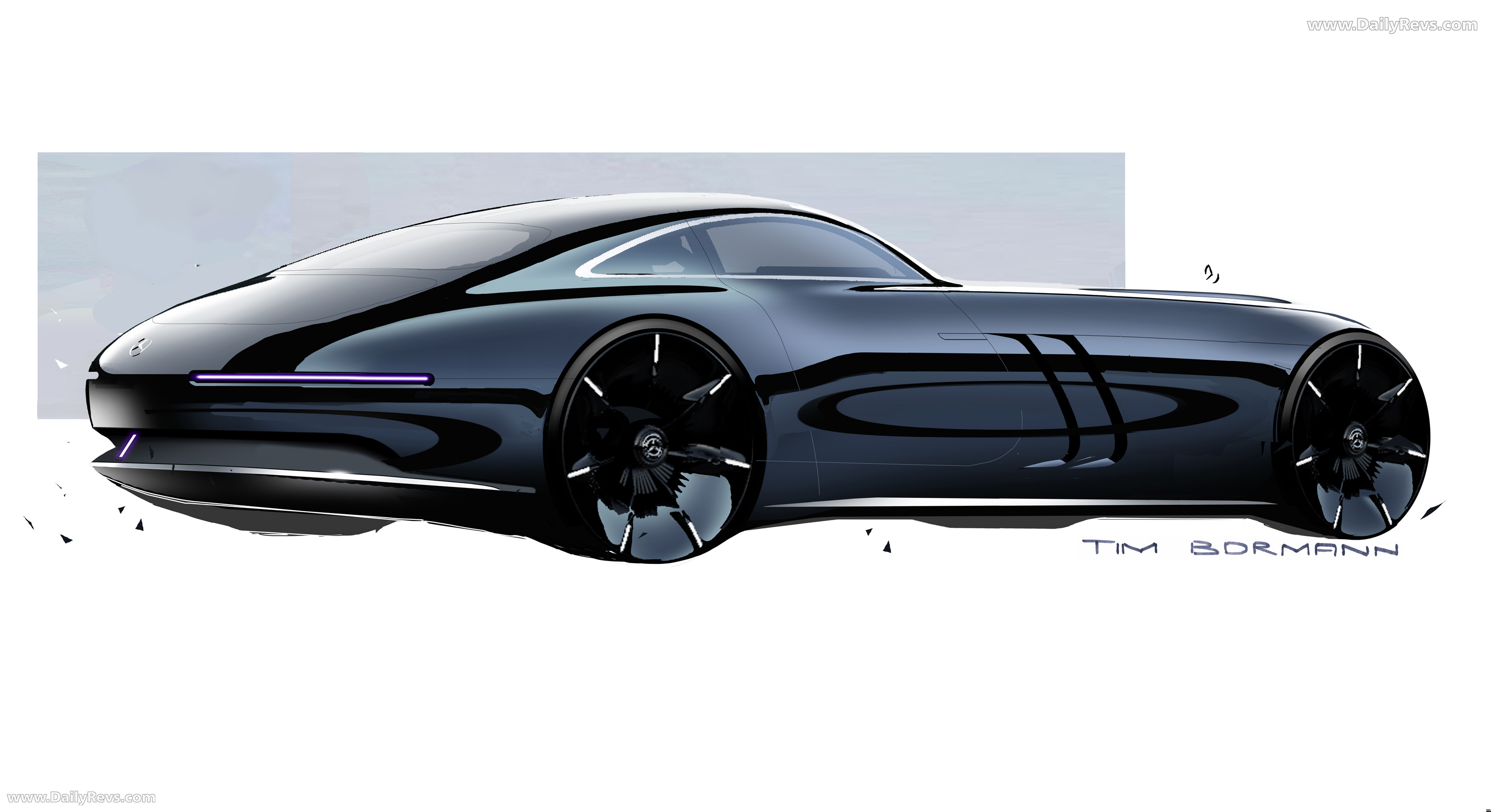 2025 Mercedes-Benz Vision Iconic Concept Sketches