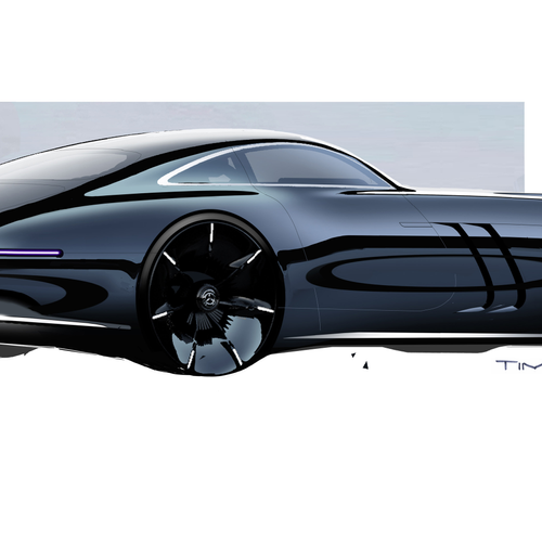 2025 Mercedes-Benz Vision Iconic Concept Sketches
