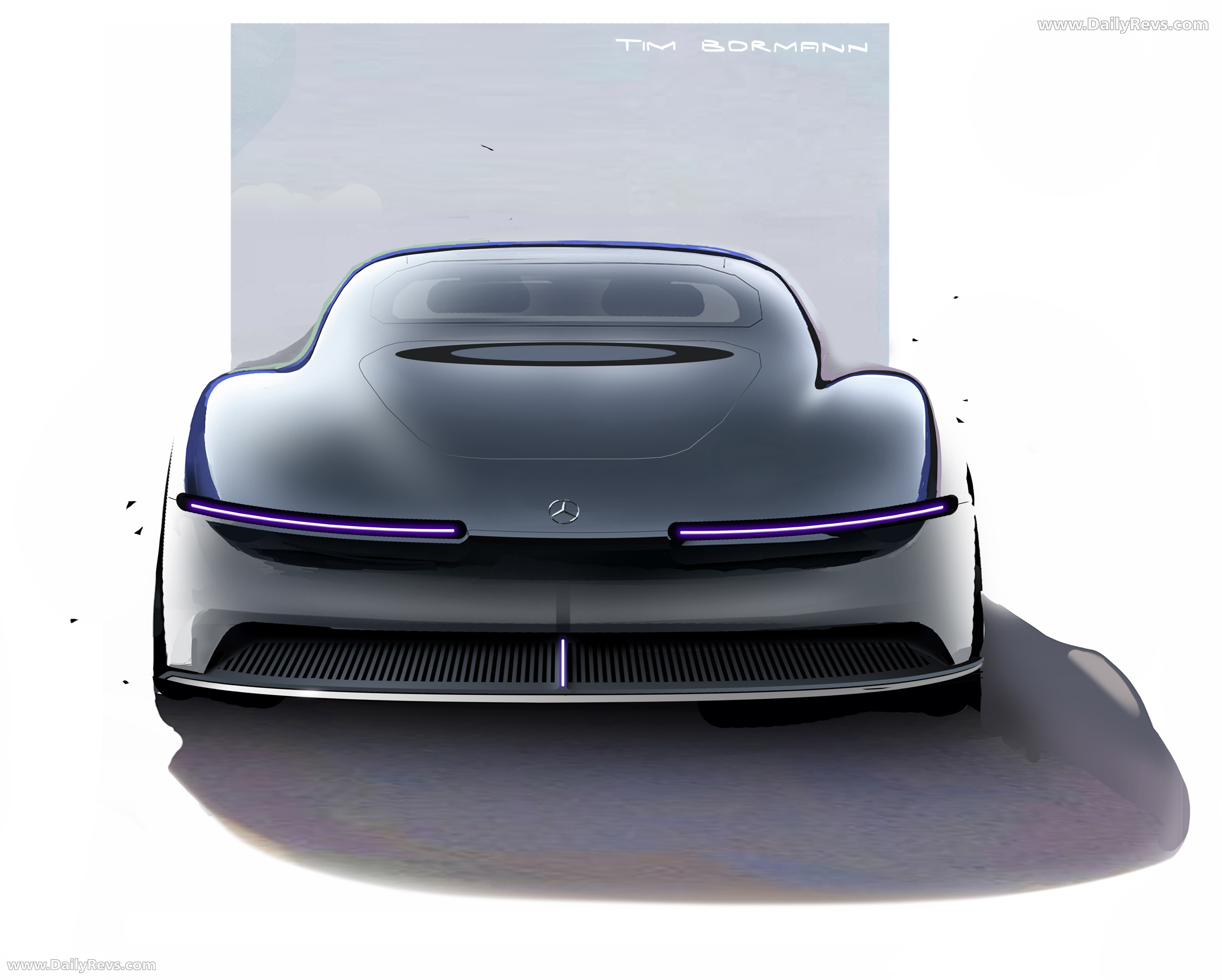 2025 Mercedes-Benz Vision Iconic Concept Sketches