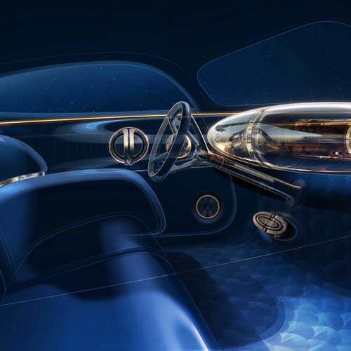 2025 Mercedes-Benz Vision Iconic Concept Sketches