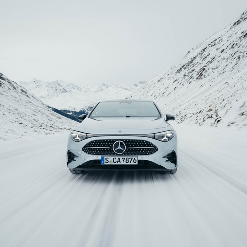 2026 Mercedes-Benz CLA EQ C118 Cirrus Silver Front View
