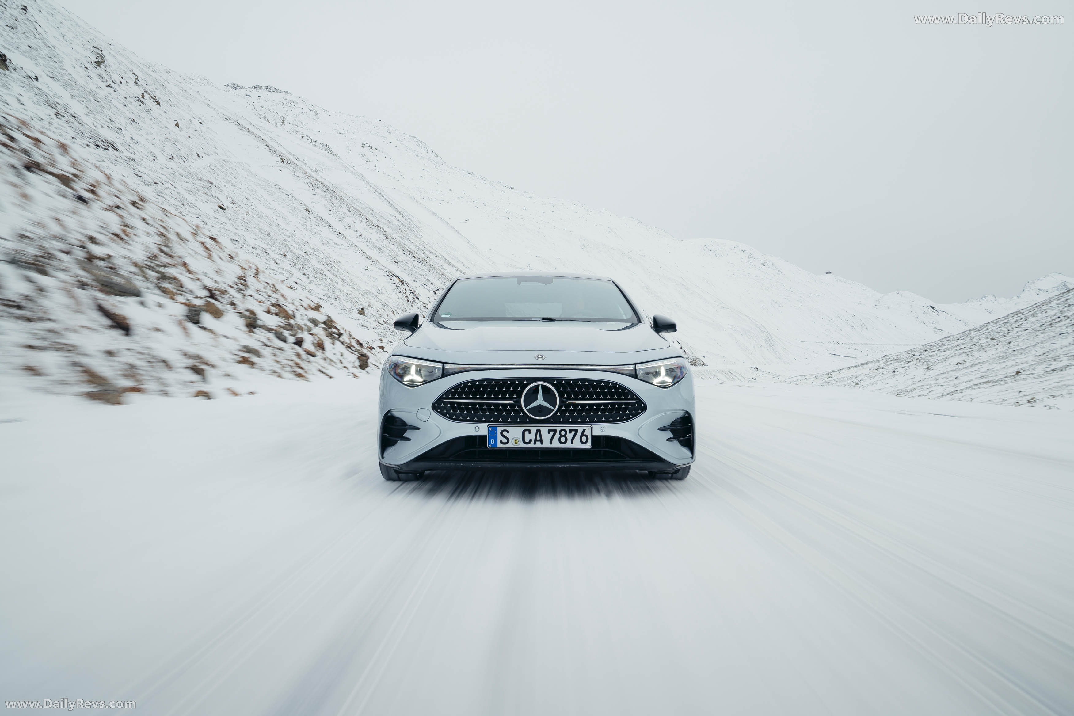 2026 Mercedes-Benz CLA EQ C118 Cirrus Silver Front View