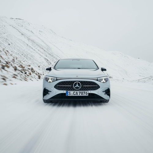 2026 Mercedes-Benz CLA EQ C118 Cirrus Silver Front View