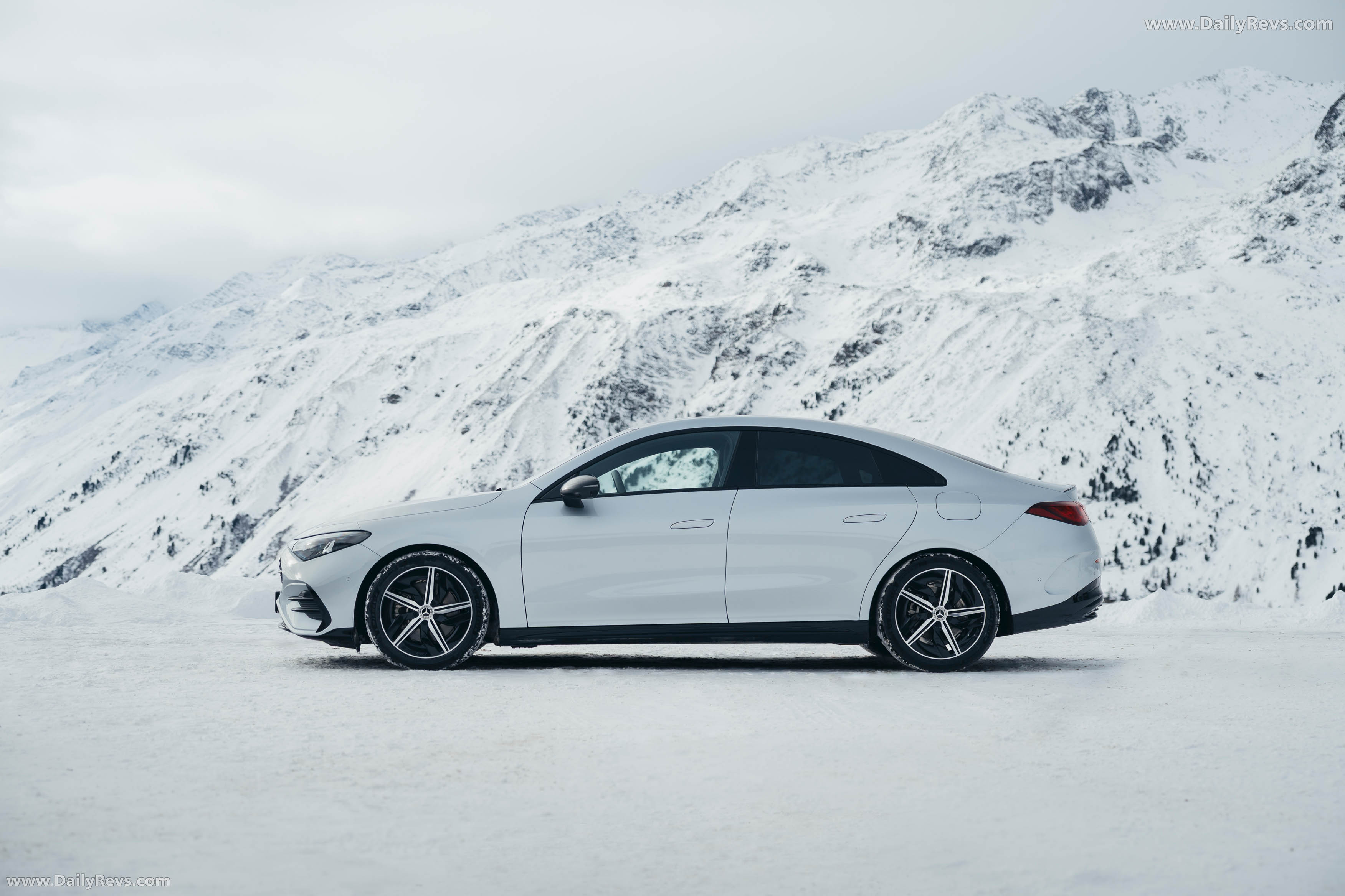 2026 Mercedes-Benz CLA EQ C118 Cirrus Silver Side View