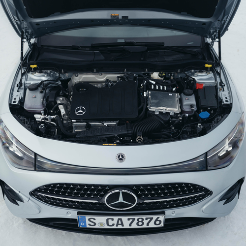 2026 Mercedes-Benz CLA EQ C118 Cirrus Silver Engine