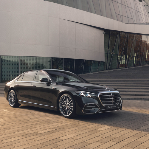 2027 Mercedes-Benz S-Class Manufaktur W223 Front View