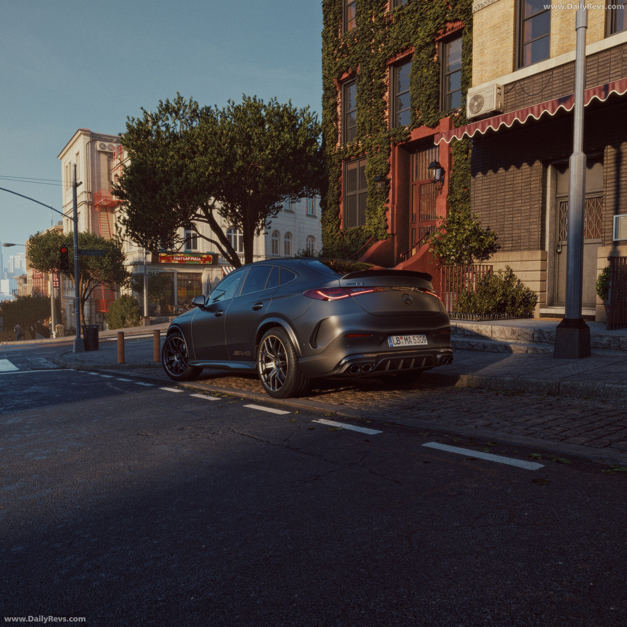 2027 Mercedes-Benz GLC 53 AMG 4Matic Coupe C254 Rear View