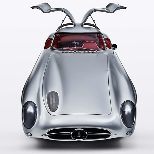 1955 Mercedes-Benz 300 SLR Uhlenhaut Coupe W196 S Top View