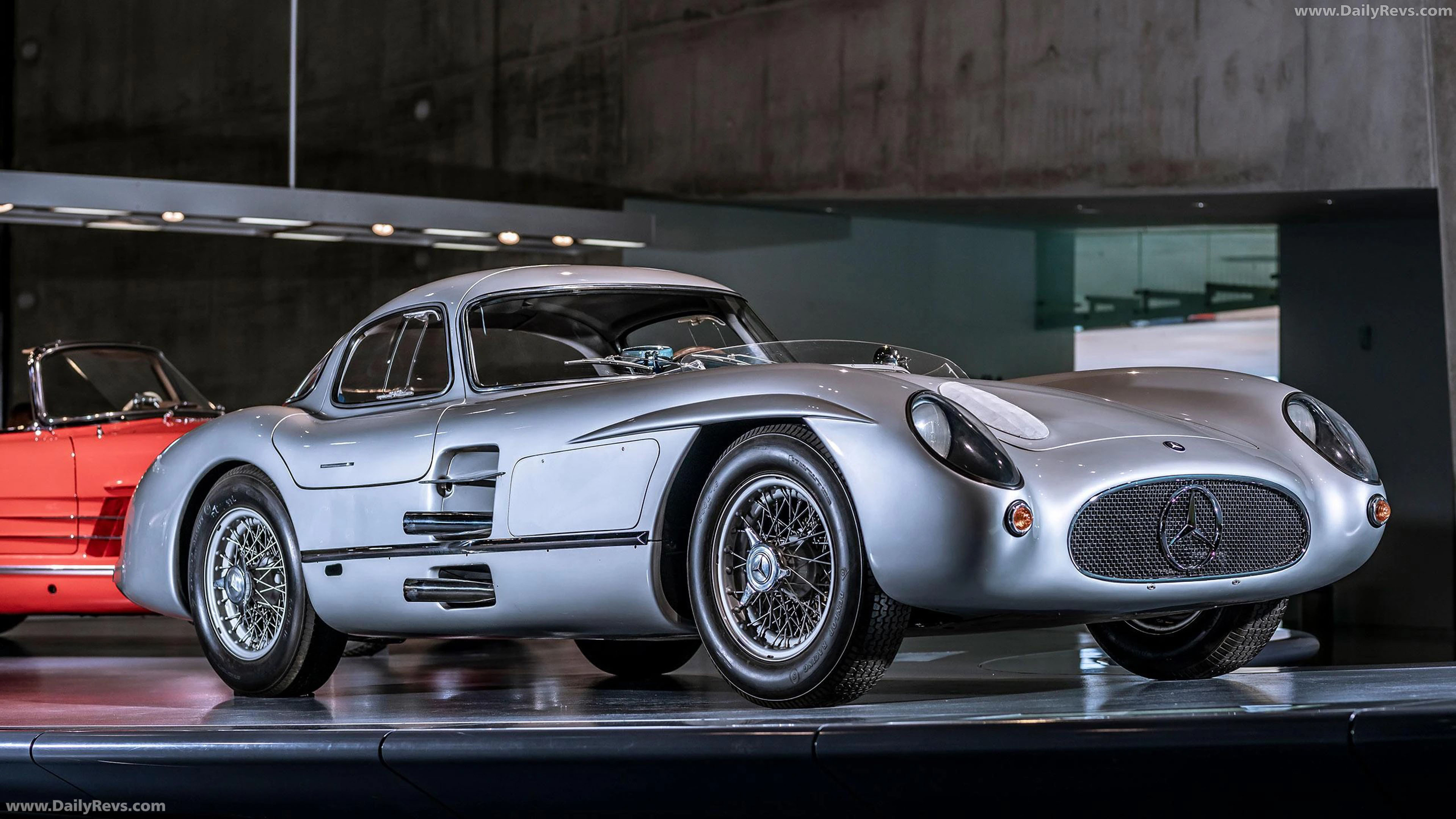 1955 Mercedes-Benz 300 SLR Uhlenhaut Coupe W196 S Front View