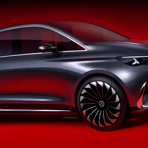 2027 Mercedes-Benz VLE 300 Velvet Brown Sketches