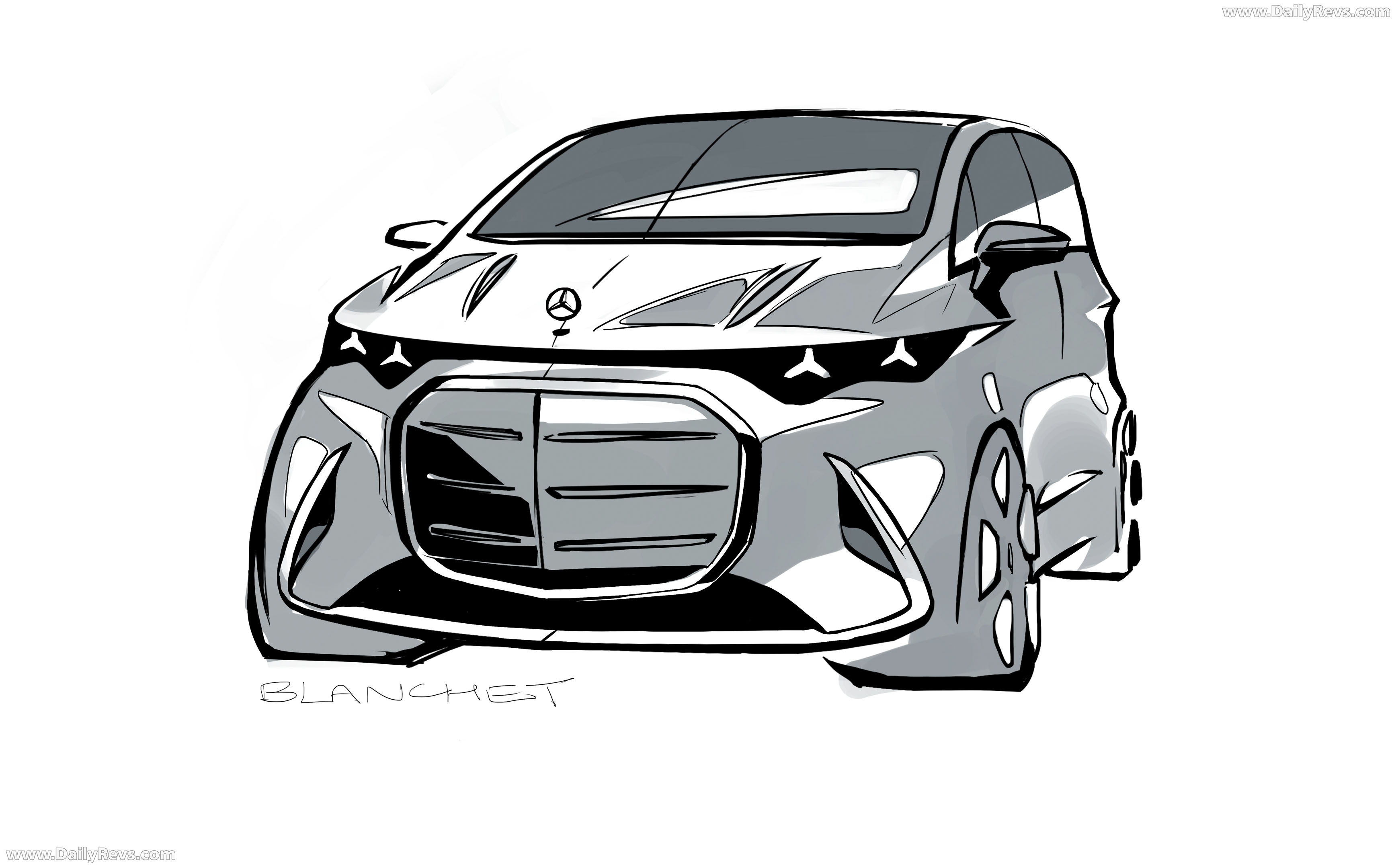 2027 Mercedes-Benz VLE 300 Velvet Brown Sketches
