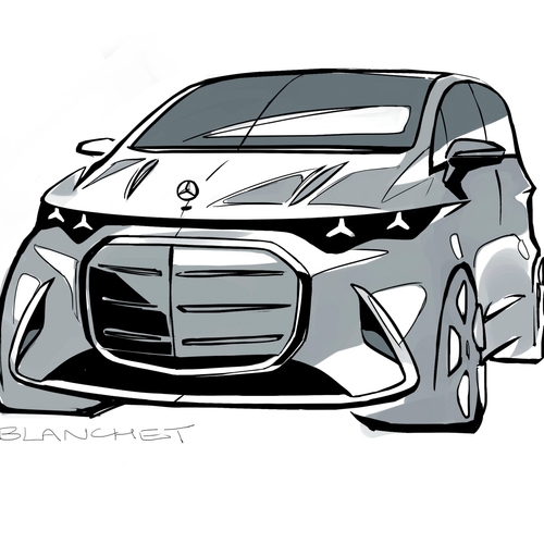 2027 Mercedes-Benz VLE 300 Velvet Brown Sketches