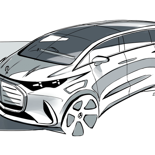 2027 Mercedes-Benz VLE 300 Velvet Brown Sketches