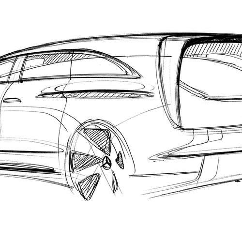2027 Mercedes-Benz VLE 300 Velvet Brown Sketches