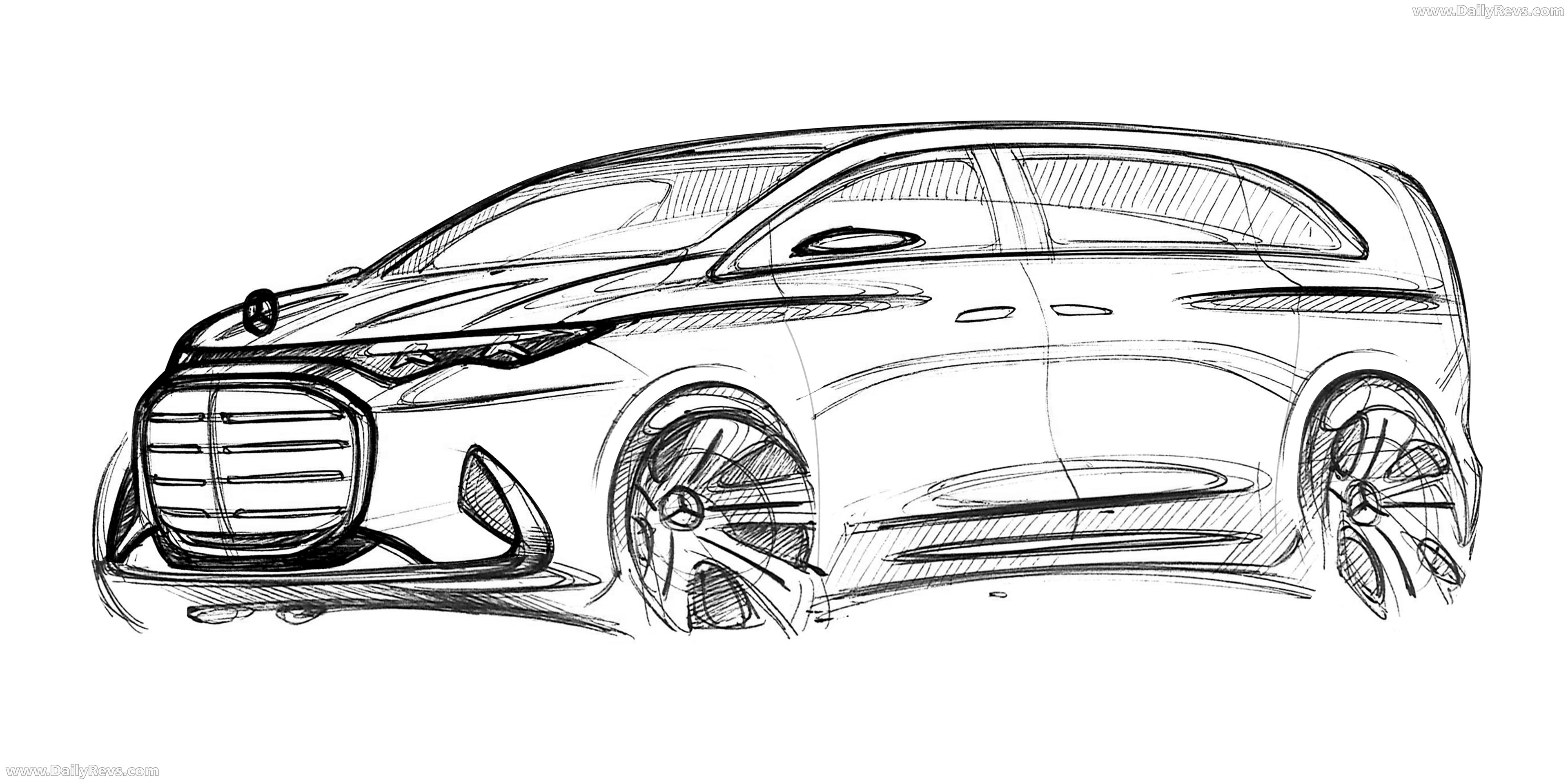 2027 Mercedes-Benz VLE 300 Velvet Brown Sketches