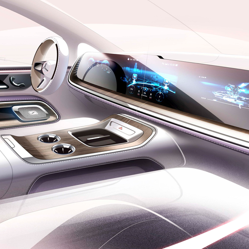 2027 Mercedes-Benz VLE 300 Velvet Brown Sketches