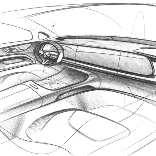 2027 Mercedes-Benz VLE 300 Velvet Brown Sketches