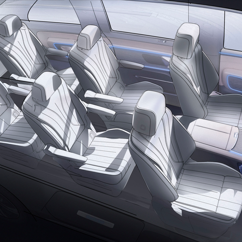 2027 Mercedes-Benz VLE 300 Velvet Brown Sketches