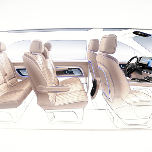 2027 Mercedes-Benz VLE 300 Velvet Brown Sketches