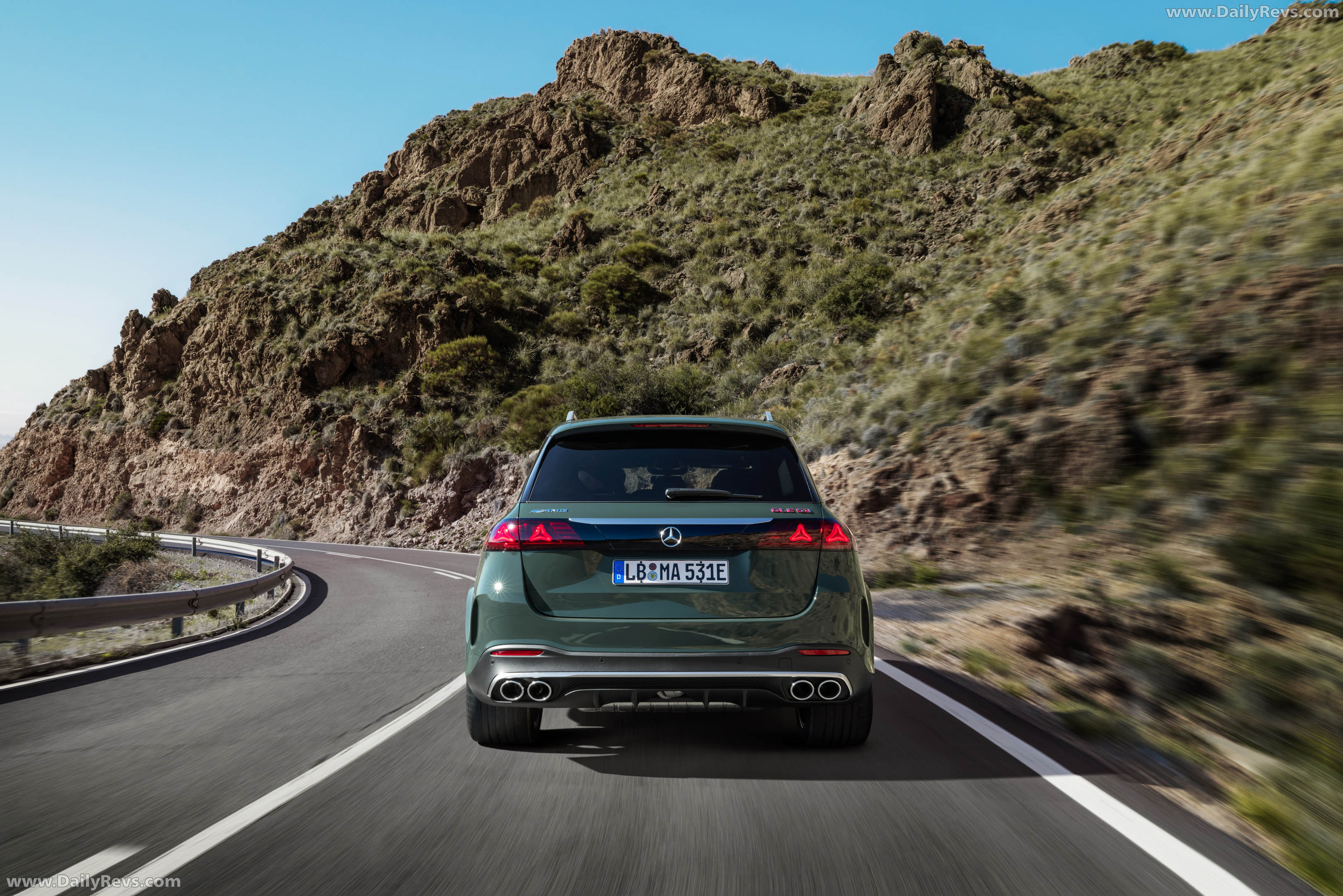 2027 Mercedes-Benz GLE 53 AMG Hybrid W167 Rear View