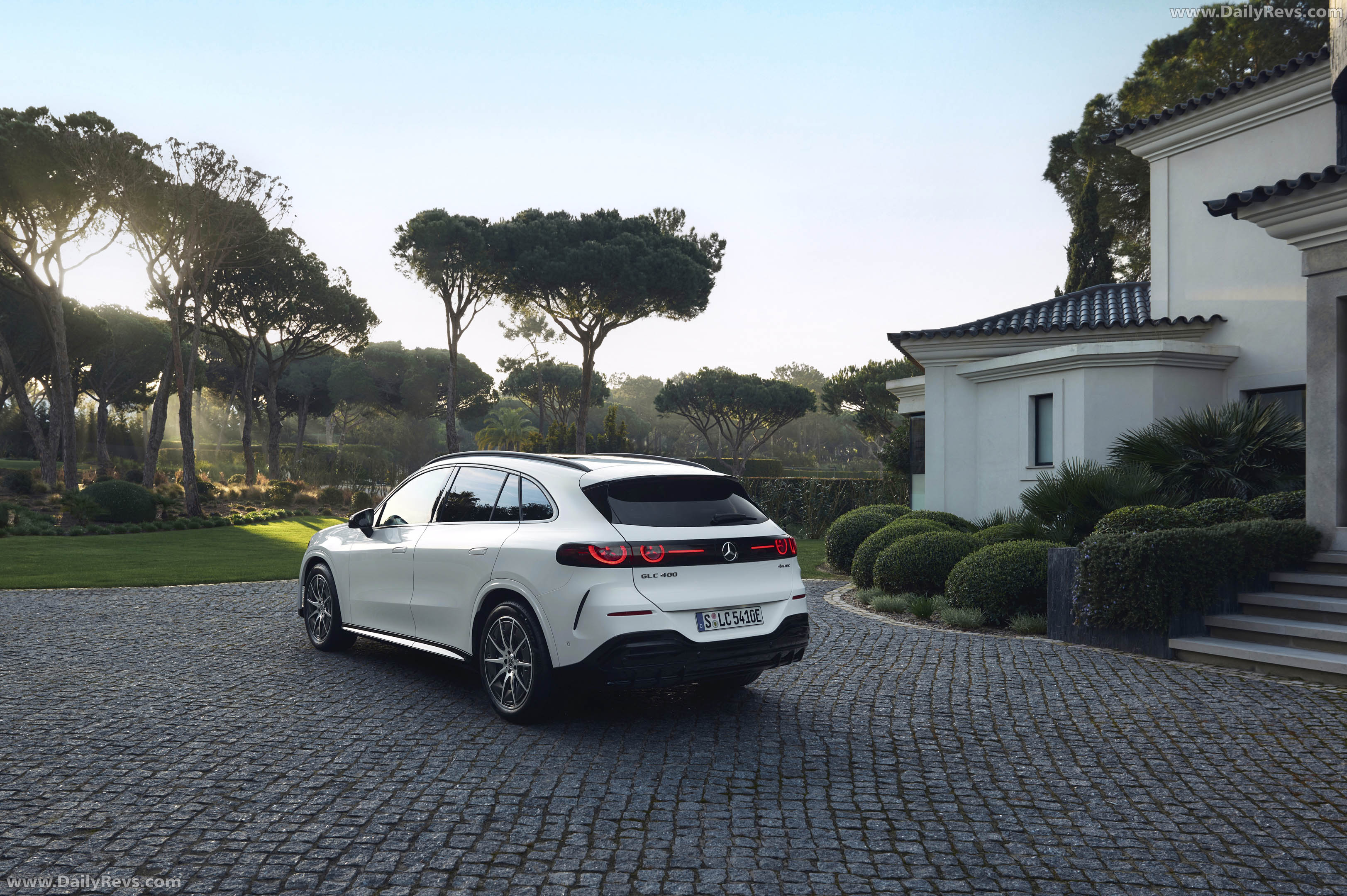 2026 Mercedes-Benz GLC EQ X254 Opalite White Rear View