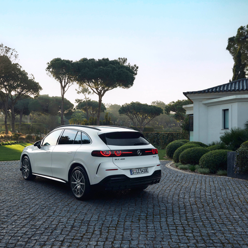 2026 Mercedes-Benz GLC EQ X254 Opalite White Rear View