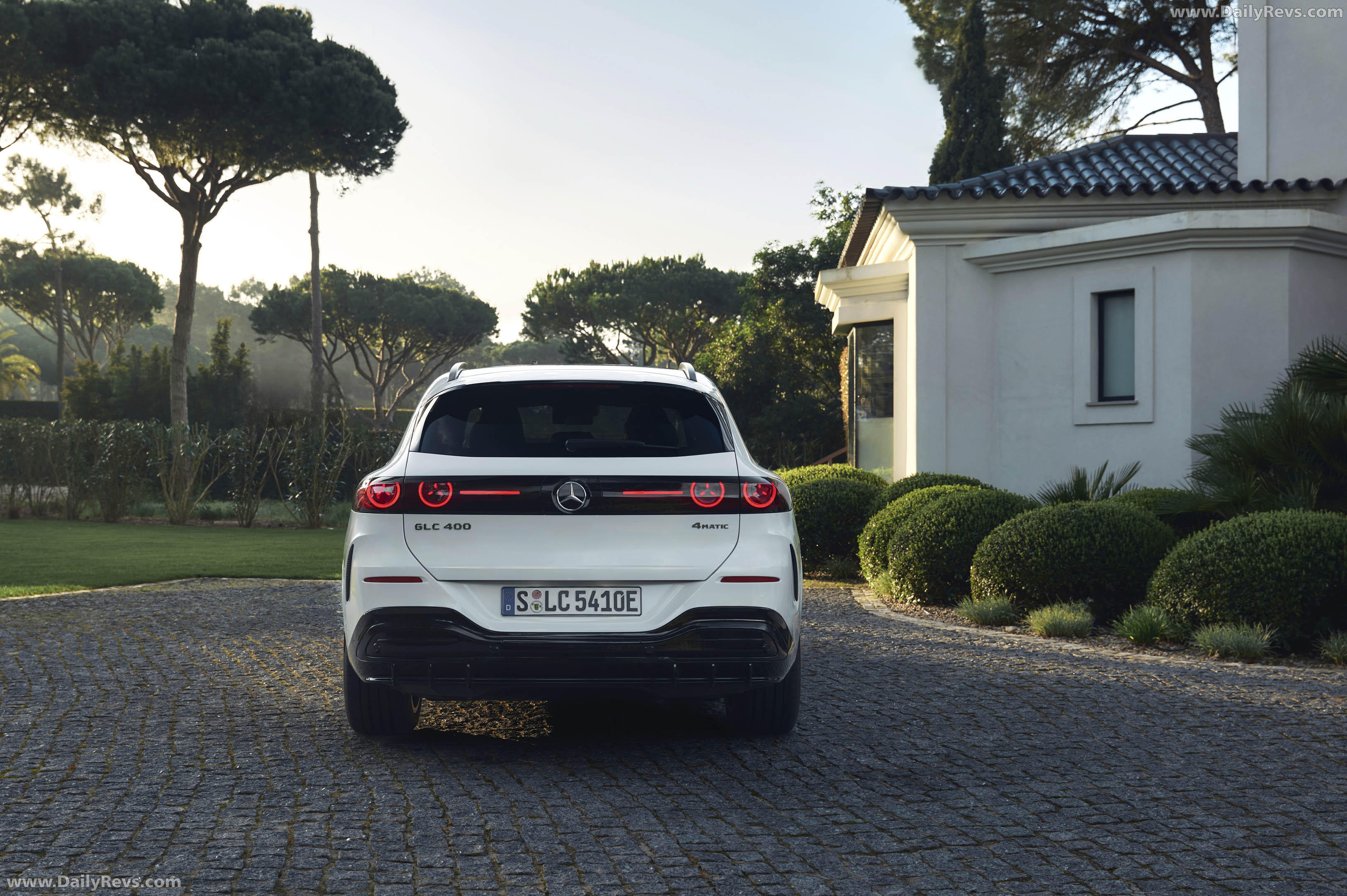 2026 Mercedes-Benz GLC EQ X254 Opalite White Rear View