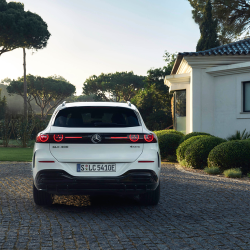 2026 Mercedes-Benz GLC EQ X254 Opalite White Rear View