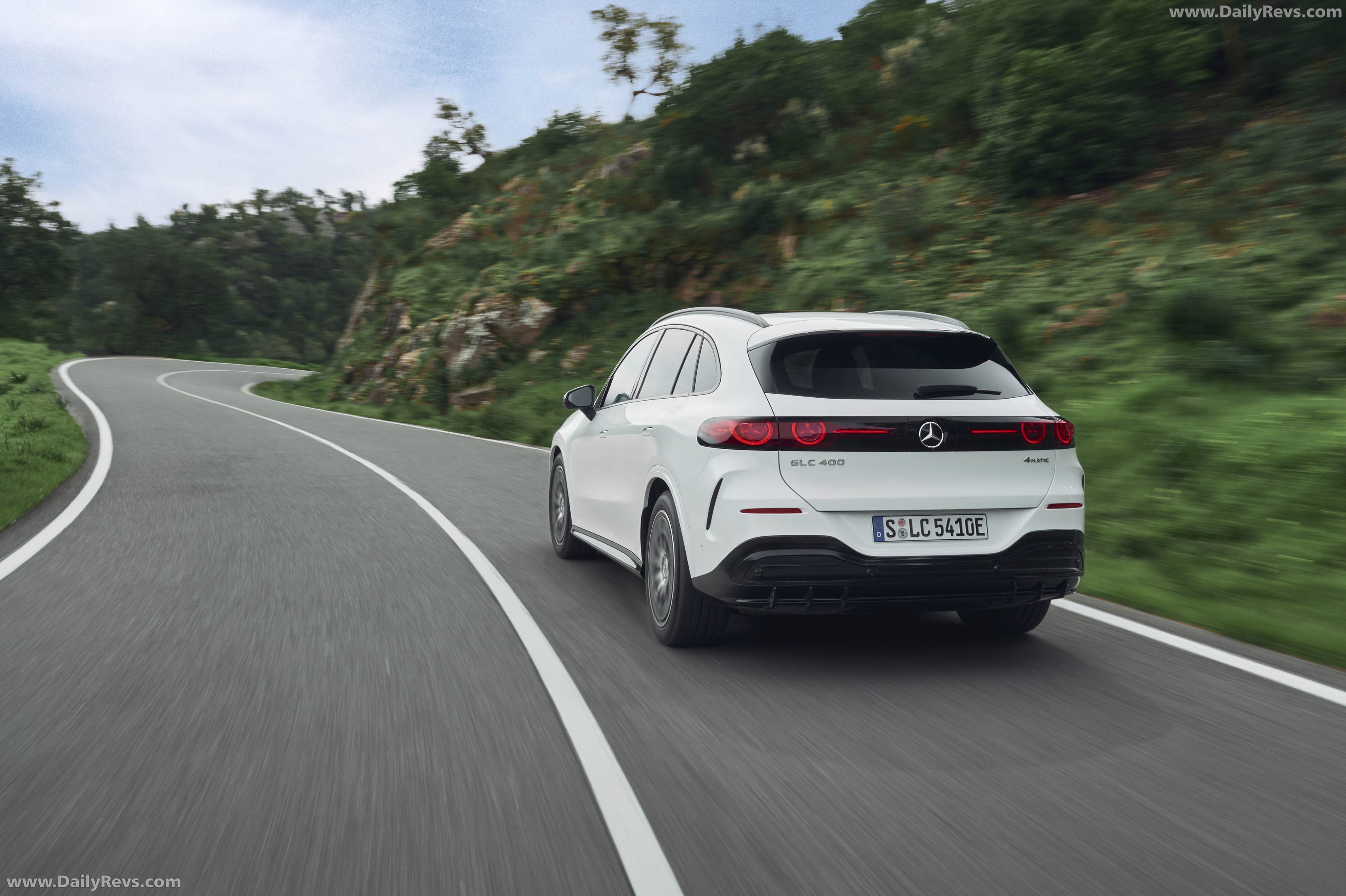 2026 Mercedes-Benz GLC EQ X254 Opalite White Rear View