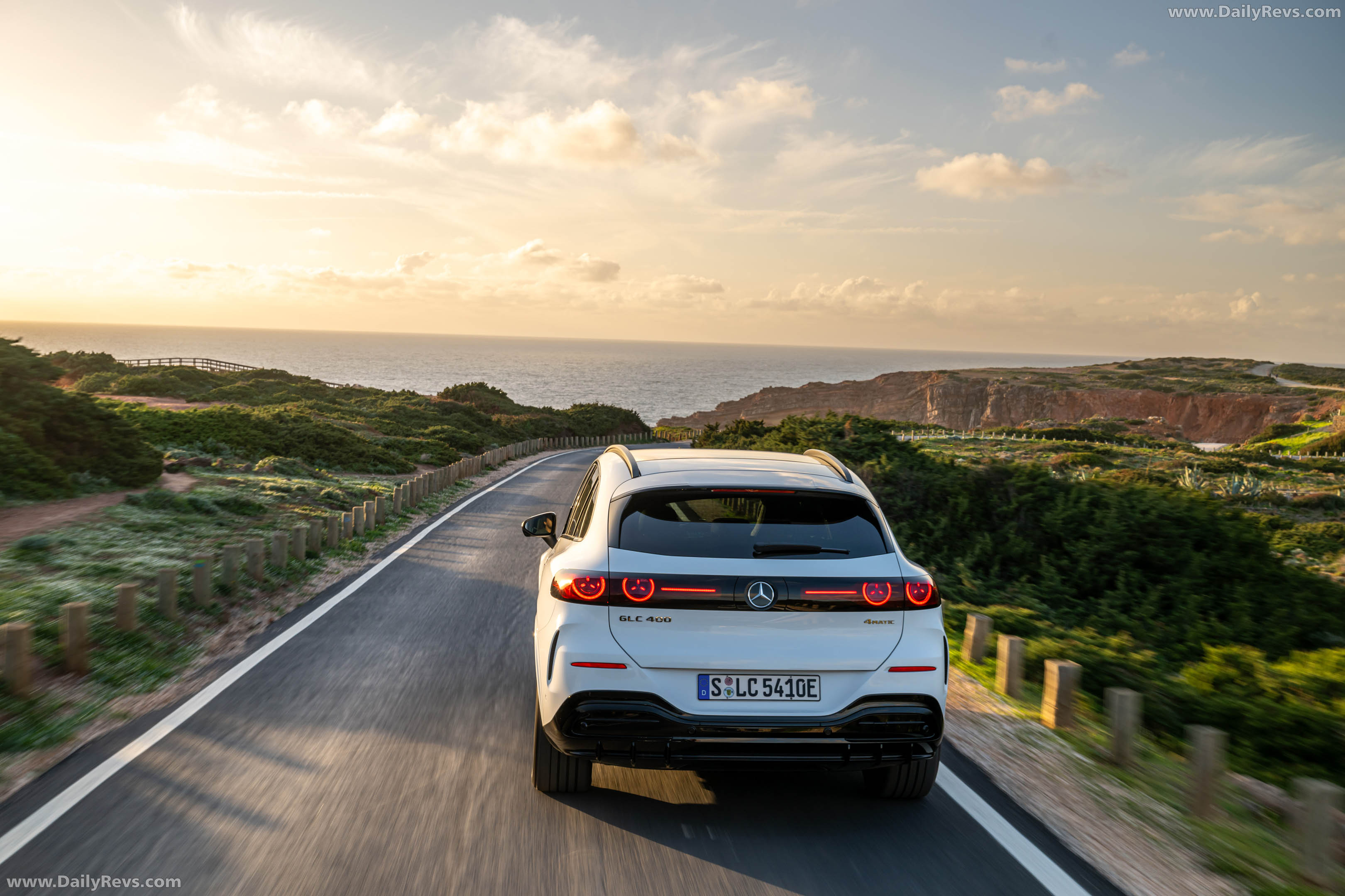 2026 Mercedes-Benz GLC EQ X254 Opalite White Rear View