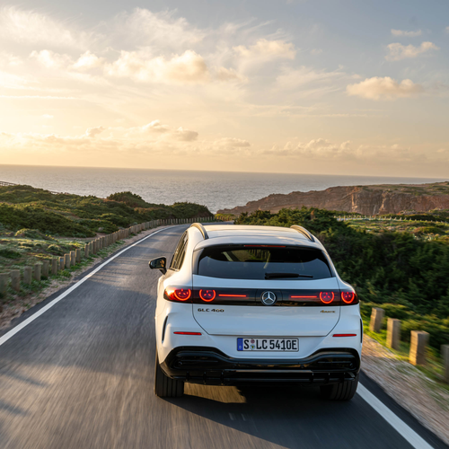 2026 Mercedes-Benz GLC EQ X254 Opalite White Rear View