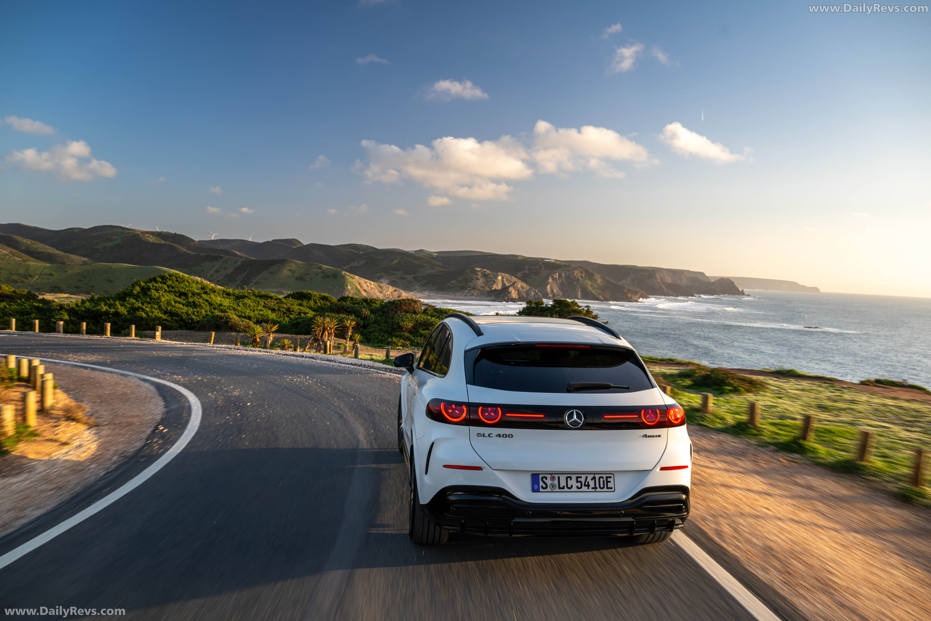 2026 Mercedes-Benz GLC EQ X254 Opalite White Rear View