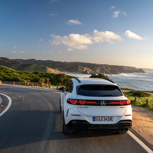 2026 Mercedes-Benz GLC EQ X254 Opalite White Rear View