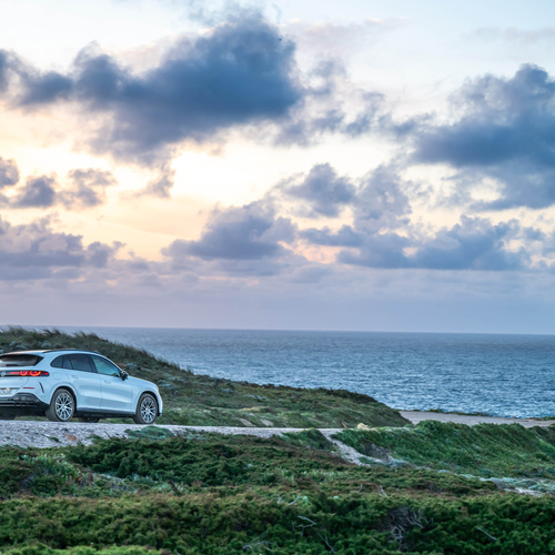 2026 Mercedes-Benz GLC EQ X254 Opalite White Rear View