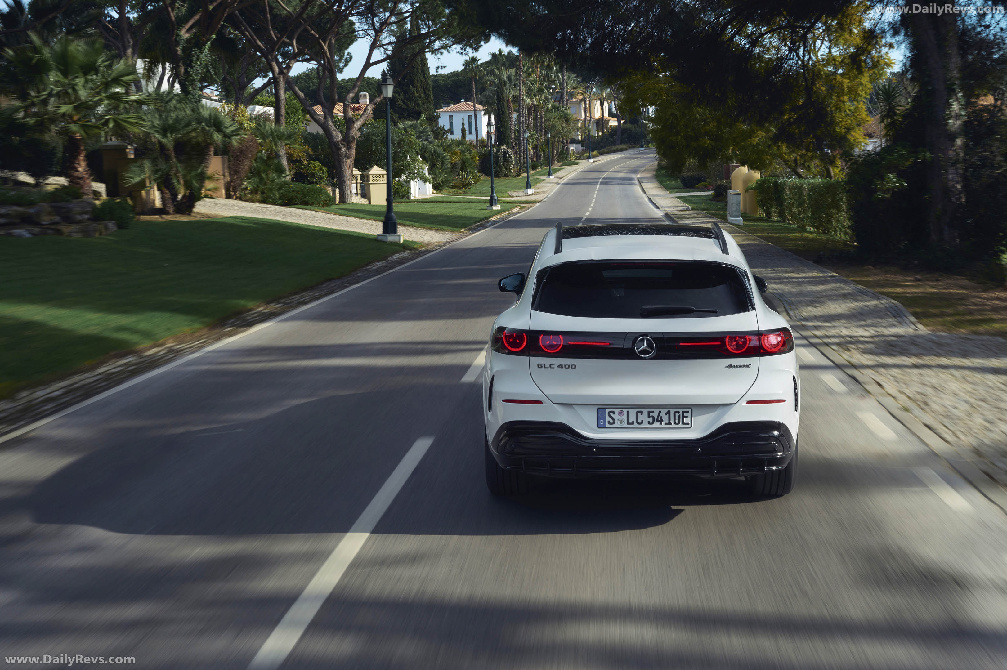 2026 Mercedes-Benz GLC EQ X254 Opalite White Rear View