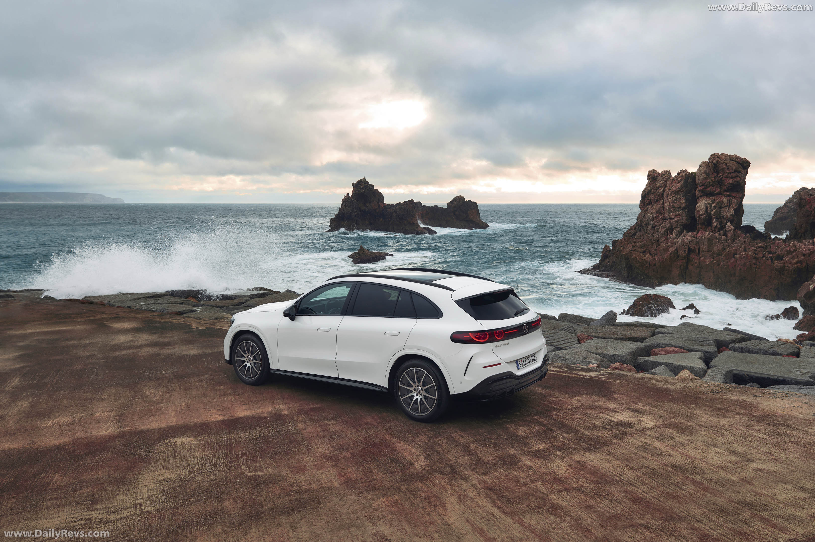 2026 Mercedes-Benz GLC EQ X254 Opalite White Rear View