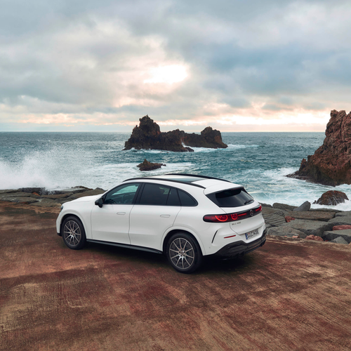 2026 Mercedes-Benz GLC EQ X254 Opalite White Rear View