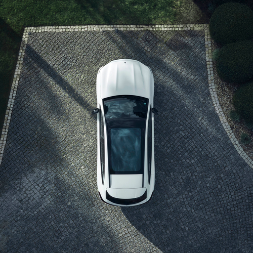 2026 Mercedes-Benz GLC EQ X254 Opalite White Top View