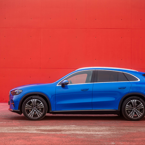 2026 Mercedes-Benz GLC EQ X254 Sheer Blue Side View