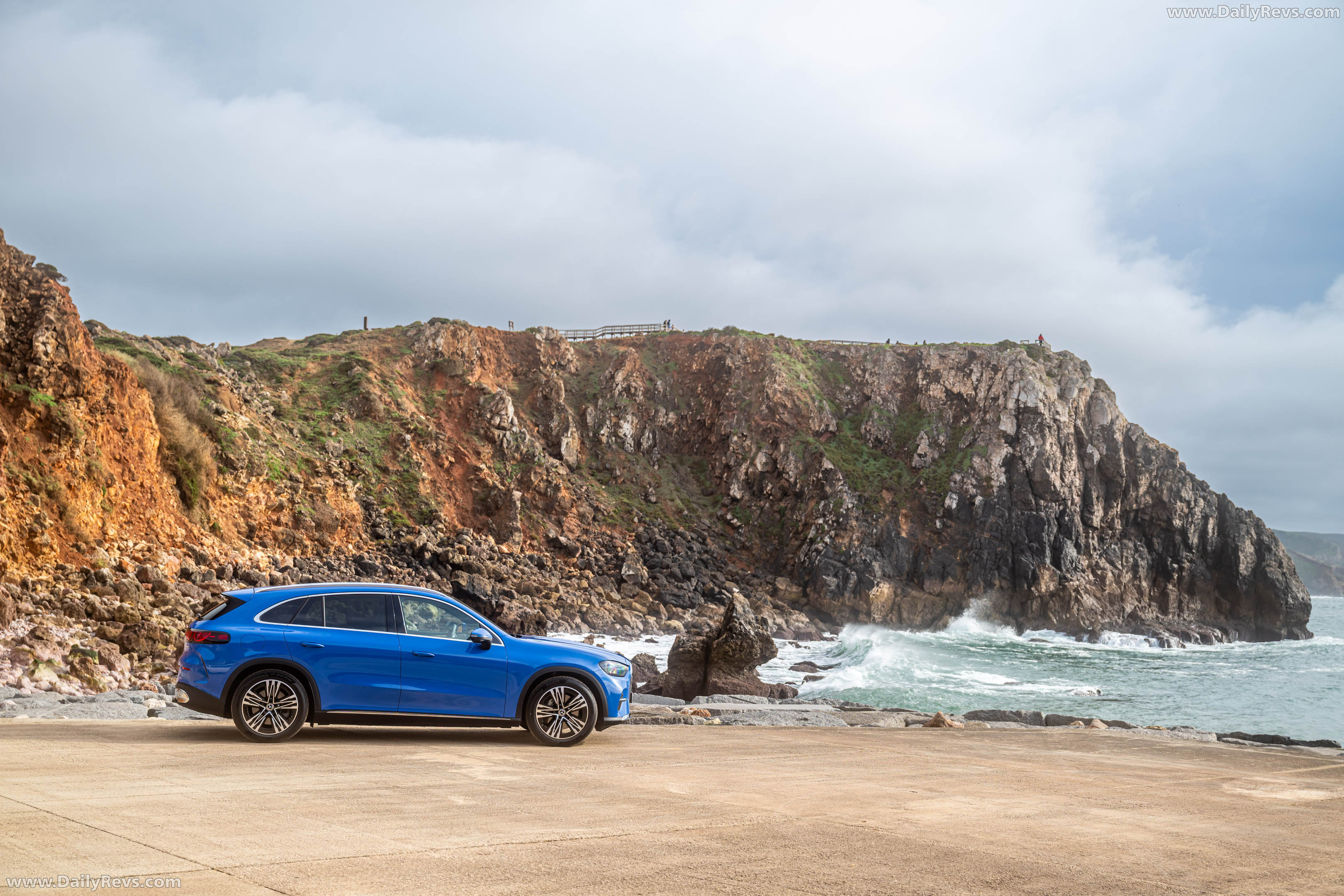 2026 Mercedes-Benz GLC EQ X254 Sheer Blue Side View