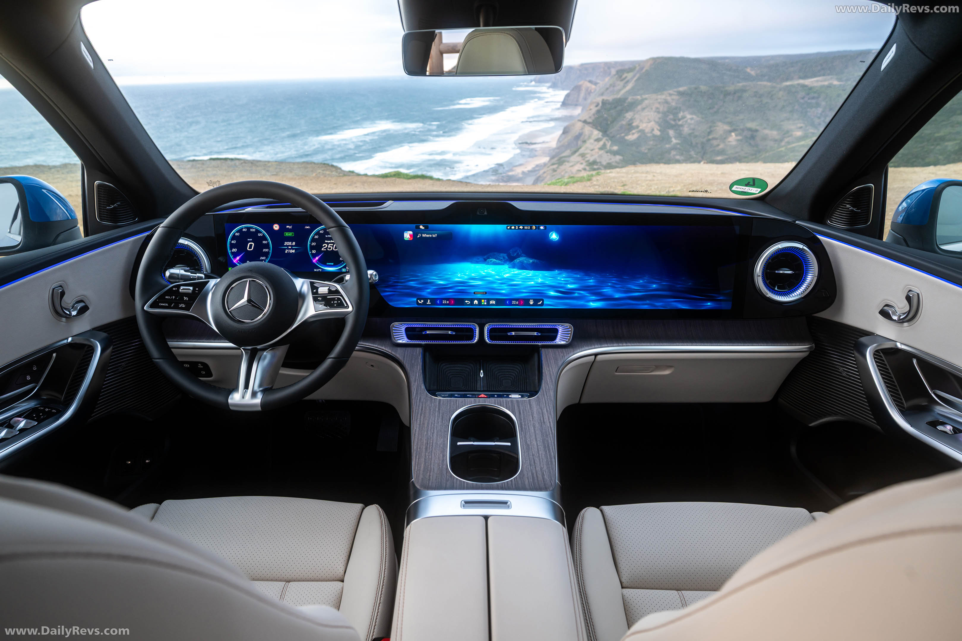 2026 Mercedes-Benz GLC EQ X254 Sheer Blue Interior