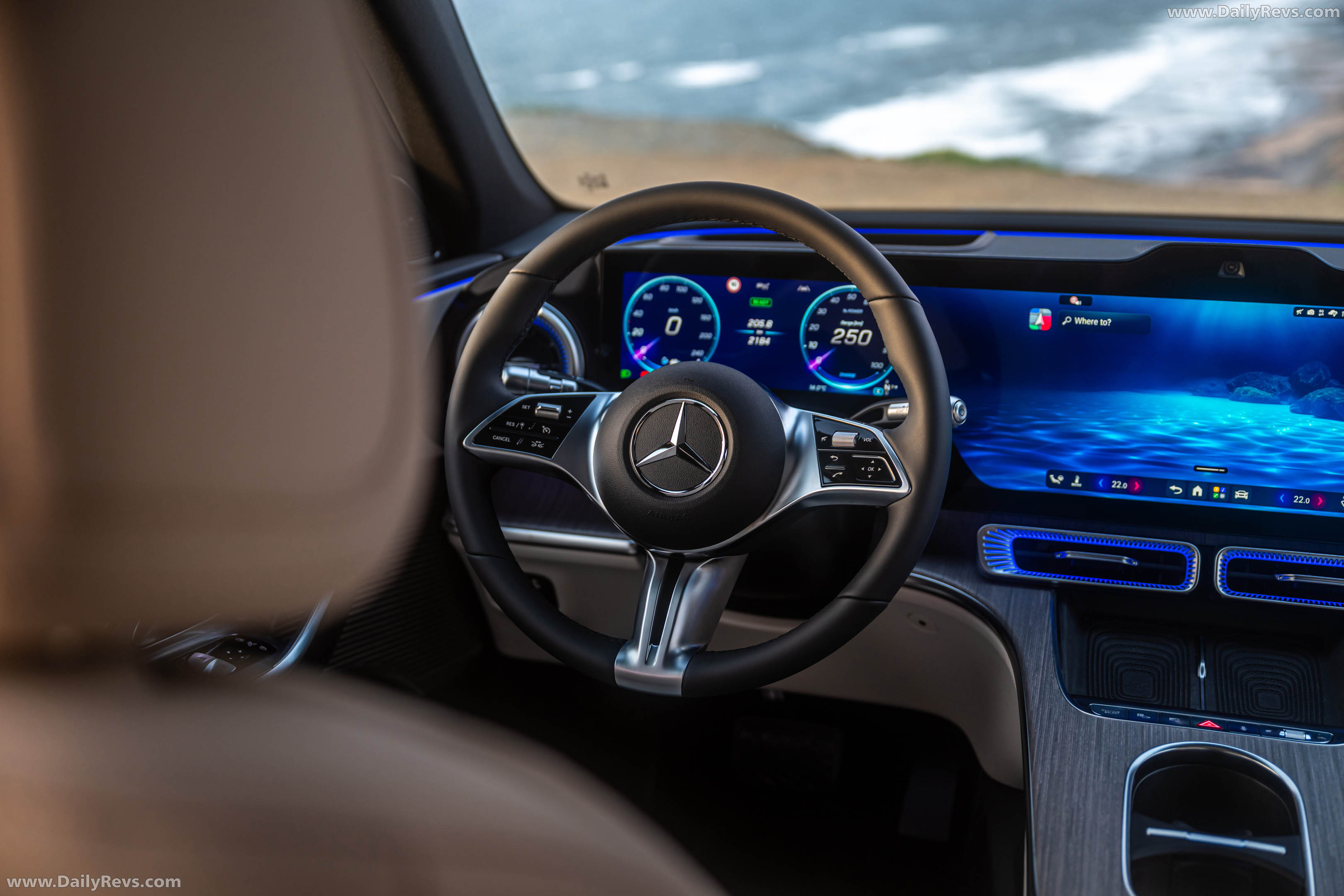 2026 Mercedes-Benz GLC EQ X254 Sheer Blue Interior