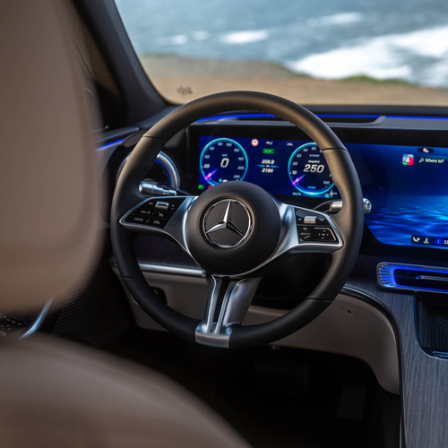 2026 Mercedes-Benz GLC EQ X254 Sheer Blue Interior