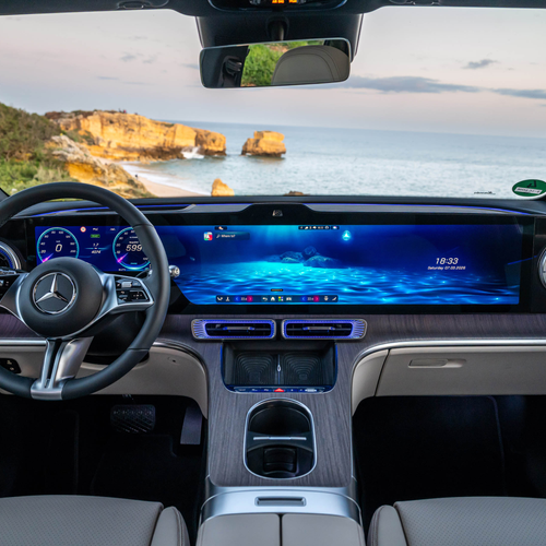 2026 Mercedes-Benz GLC EQ X254 Sheer Blue Interior