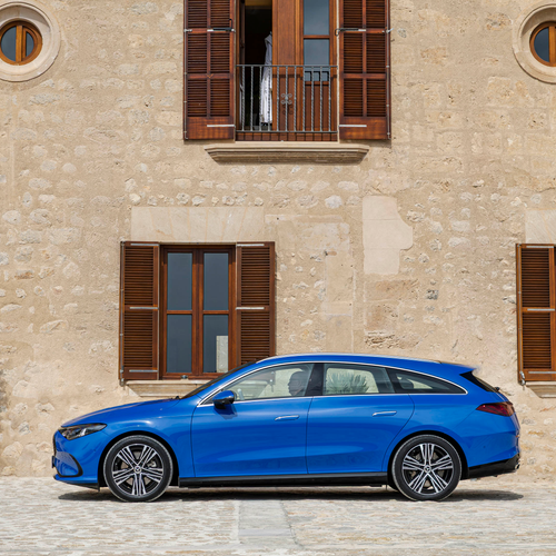 2026 Mercedes-Benz CLA 250 Plus Shooting Brake X118 Side View