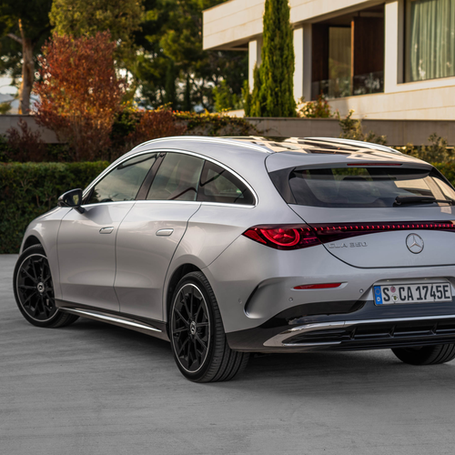 2026 Mercedes-Benz CLA 350 4MATIC Shooting Brake X118 Rear View