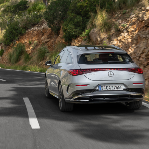 2026 Mercedes-Benz CLA 350 4MATIC Shooting Brake X118 Rear View
